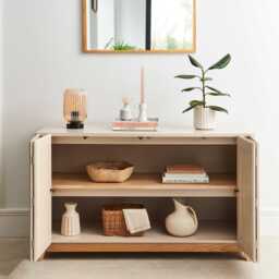 Morgan 2 Door Sideboard - Taupe - thumbnail 3