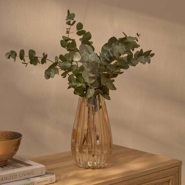 Veneto 26cm Glass Vase - Champagne - image 1