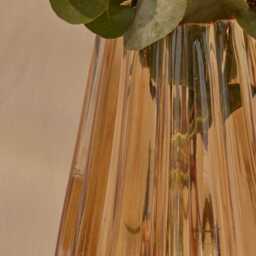 Veneto 26cm Glass Vase - Champagne - thumbnail 2