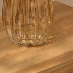 Veneto 26cm Glass Vase - Champagne - thumbnail 3