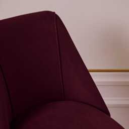 Freya Burgundy Red Dining Chairs - Set of 2 - Pale Oak Legs - thumbnail 2