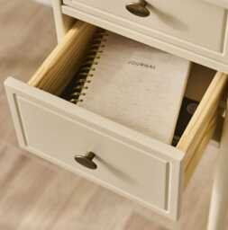 Aubrey Driftwood Dressing Table with Drawers - thumbnail 2