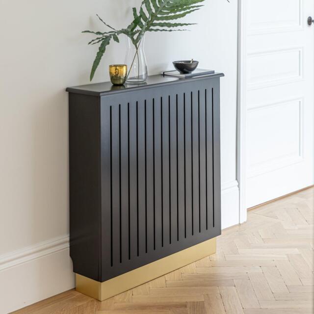 Iliana Small Radiator Cover in Charcoal Grey - image 1