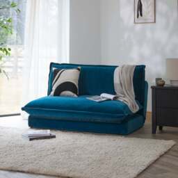 Harlow Double Sofa Bed - Soft Teal