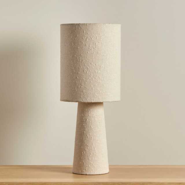 Chattendon 50cm Table Lamp - Ivory Boucle - image 1