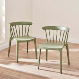 Paul Black Oak Extending Dining Table Set - 4 Seater - Agatha Olive Green Dining Chairs - thumbnail 3