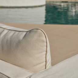 Akira 3 Seater Sofa Garden Cushion Covers - Linen - thumbnail 2