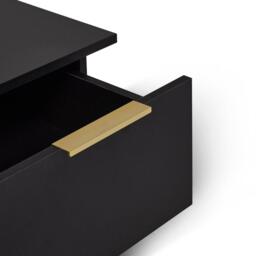 Essie 3 Drawer Desk - Black - thumbnail 5