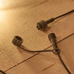 Carnaby 10 Bulb Outdoor String Lights - Extension Kit - Beehive Bulb - thumbnail 5