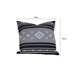 Nerja 45x45cm Cushion Cover - Noir Black - thumbnail 5