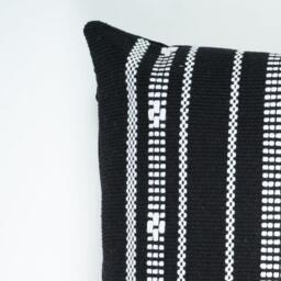 Nerja 45x45cm Cushion Cover - Noir Black - thumbnail 4