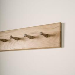 Willow Wooden Coat Rack - Whitewash - thumbnail 4