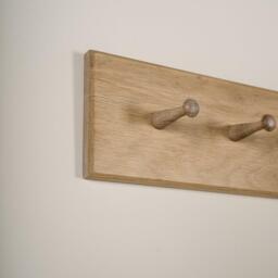 Willow Wooden Coat Rack - Whitewash - thumbnail 5