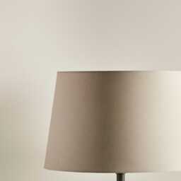 Coningsby Cotton Taupe Lampshade - 40cm - thumbnail 4