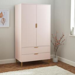 Gloria Double Wardrobe - Blush Pink - thumbnail 1