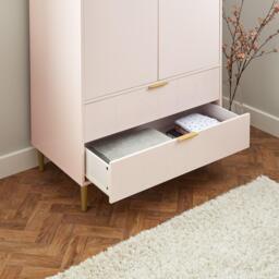 Gloria Double Wardrobe - Blush Pink - thumbnail 3