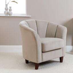 Florence Clay Armchair - Dark Oak Legs - thumbnail 3