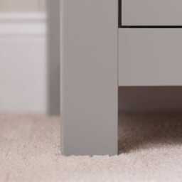 Bampton 5 Drawer Tallboy - Stone Grey - thumbnail 6