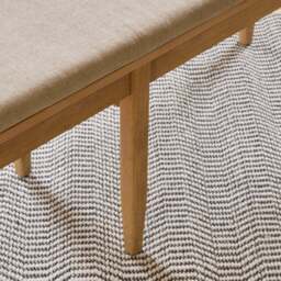Tilly 150cm Bench Cushion - Mink Taupe - thumbnail 4