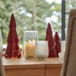 Dalen Glass Tea Light Holder with 2 Dalen Candle Holder - Frosted - thumbnail 3