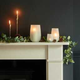 Dalen Glass Tea Light Holder with 2 Dalen Candle Holder - Frosted - thumbnail 2