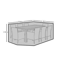 Medium Rectangular Garden Furniture Cover - Lennox - Marston - Shiro - Amelia & Hali Sets - thumbnail 6