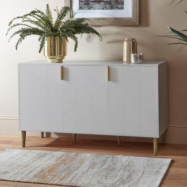 Gloria 3 Door Large Sideboard - Mist Grey - image 1
