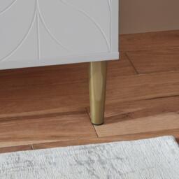 Gloria 3 Door Large Sideboard - Mist Grey - thumbnail 4