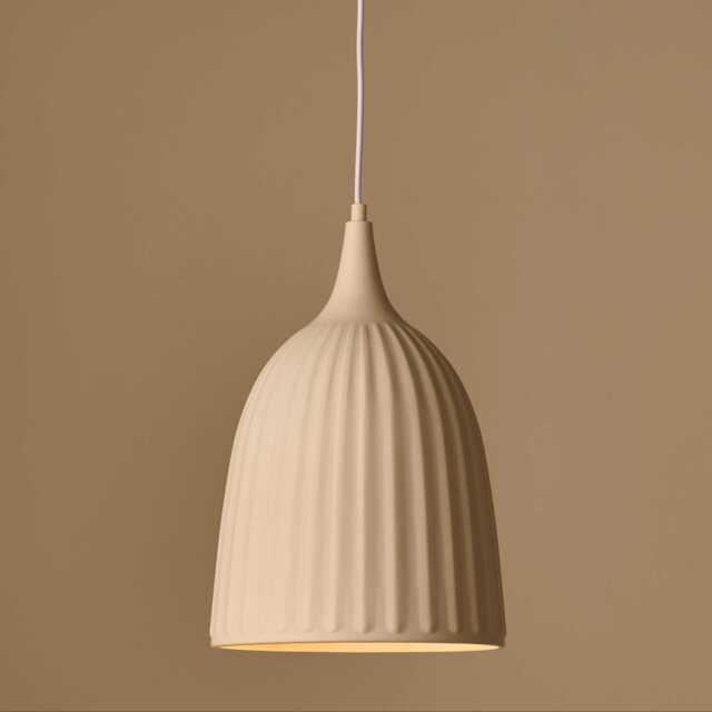 Lambeth 38.5cm Pendant Light - Off White - image 1