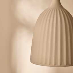 Lambeth 38.5cm Pendant Light - Off White - thumbnail 3