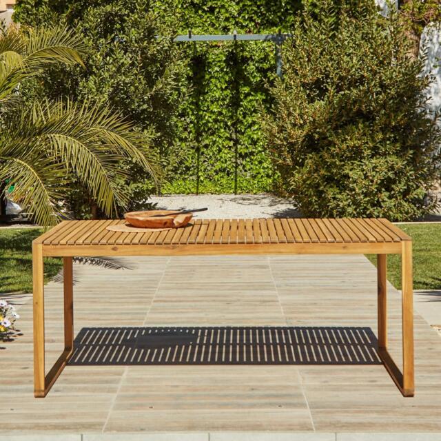 Lennox 6 Seater Outdoor Wooden Dining Table - image 1
