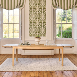 Noah Whitewash Oak 10 Seater Extending Dining Table - thumbnail 5