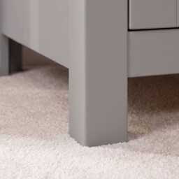 Bampton 3 Drawer Desk - Stone Grey - thumbnail 5