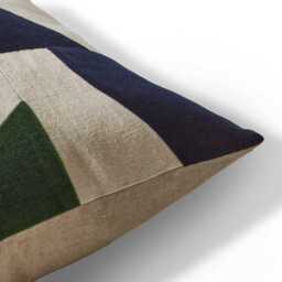 Holbeck 45x45cm Abstract Cushion Cover - Fern Green - thumbnail 3