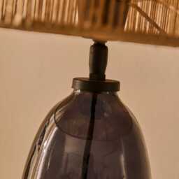 Breamore Wide Table Lamp Base - Dark Grey - thumbnail 3