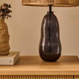 Breamore Wide Table Lamp Base - Dark Grey - thumbnail 4