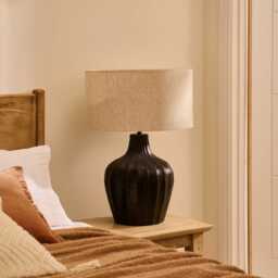 Radford Black Bronze Metal Table Lamp Base - 31cm - thumbnail 2
