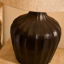 Radford Black Bronze Metal Table Lamp Base - 31cm - thumbnail 4
