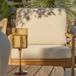 Alora Conversation Set Garden Cushion Covers - Cream - thumbnail 2