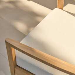 Alora Conversation Set Garden Cushion Covers - Cream - thumbnail 4