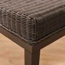 Reid Slate Grey Dining Chairs - Set of 2 - Mindi Wood Legs - thumbnail 6