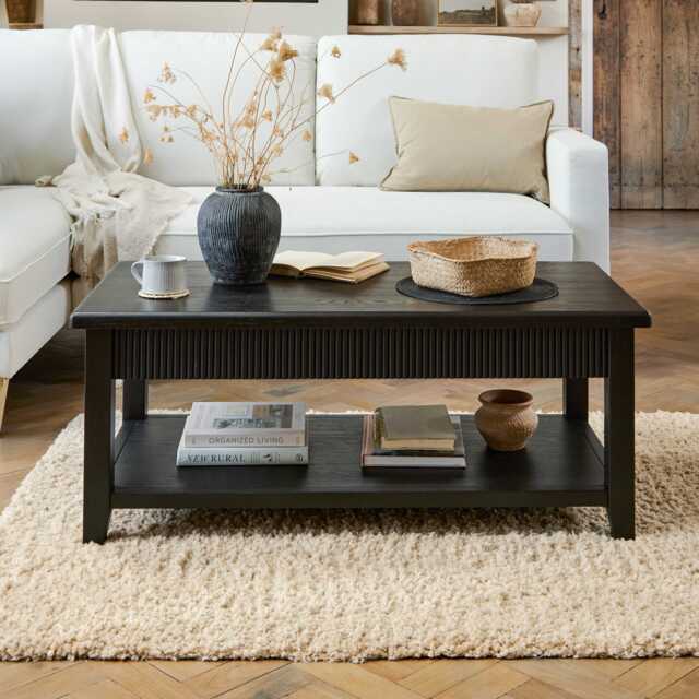 Raleigh Black Coffee Table - image 1