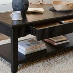 Raleigh Black Coffee Table - thumbnail 2