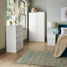 Stevie Bedroom Furniture Set - White - thumbnail 1