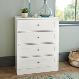 Stevie Bedroom Furniture Set - White - thumbnail 4