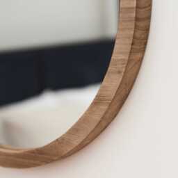 Lowesby 60x40cm Wooden Mirror - Natural - thumbnail 5