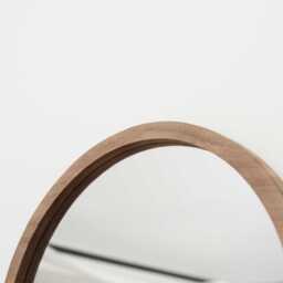 Lowesby 60x40cm Wooden Mirror - Natural - thumbnail 3
