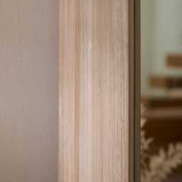 Kubu 180 x 80cm Wooden Arch Mirror - Whitewash - thumbnail 5