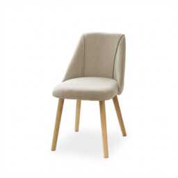 Freya Sand Dining Chairs - Set of 2 - Pale Oak Legs - thumbnail 4