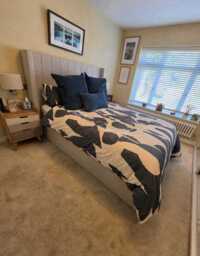 Alice King Ottoman Bed - Cloud Grey - thumbnail 3